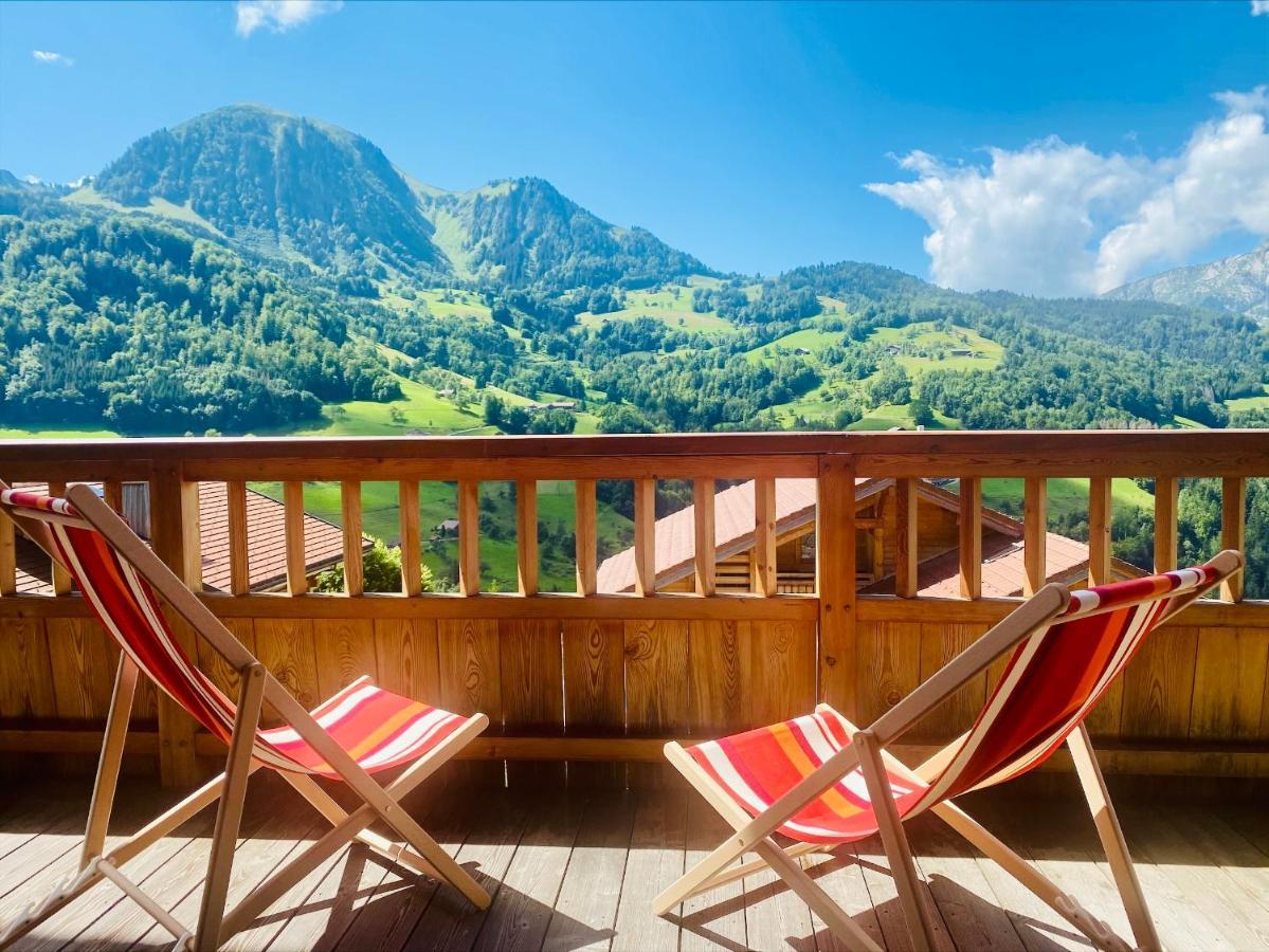 Le Paret Chambres D'Hotes De Charme & Spa Manigod Exteriör bild