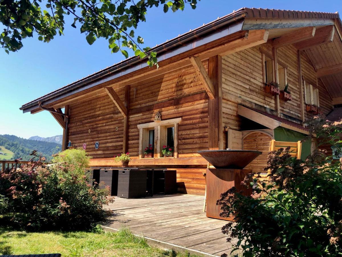 Le Paret Chambres D'Hotes De Charme & Spa Manigod Exteriör bild