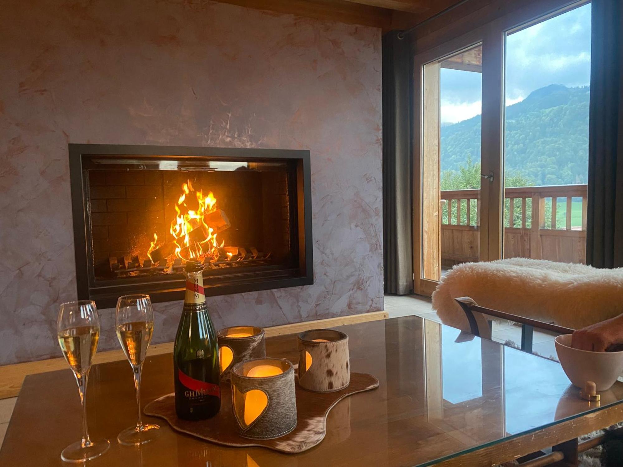 Le Paret Chambres D'Hotes De Charme & Spa Manigod Exteriör bild